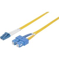 Intellinet 473972 Glasfaser LWL Anschlusskabel [1x LC-Stecker - 1x SC-Stecker] 9/125 µ Singlemode O von Intellinet