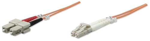 IC Intracom Intellinet LWL Patchkabel 62.5µ Adapterkabel Duplex SC/Stecker - LC/Stecker 2.0 m von Intellinet