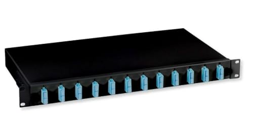 'Intellinet ILWL sb-dt-12scds – Schublade Laufwerk 19 mit 12 Zoll SC Duplex Singlemodefasern schwarz von Intellinet