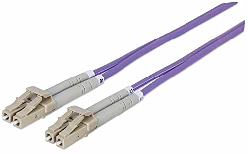 INTELLINET LWL Kabel LC/LC OM4 5m violett 50/125um Duplex Multimode von Intellinet