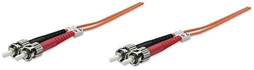 Intellinet LWL Patchkabel 50µ Patchkabel Duplex ST/Stecker - ST/Stecker 1.0 m von Intellinet