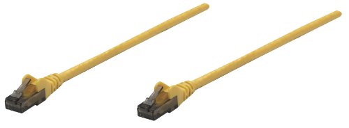 Intellinet 342353 RJ45 Netzwerkkabel, Patchkabel CAT 6 U/UTP 1.50m Gelb von Manhattan