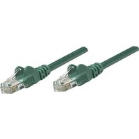 Intellinet 318945 RJ45 Netzwerkkabel, Patchkabel CAT 5e U/UTP 1.00m Grün von Intellinet