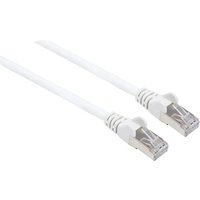 Intellinet 741439 RJ45 Netzwerkkabel, Patchkabel CAT 6a (Rohkabel CAT 7) S/FTP 30.00m Weiß Halogenf von Intellinet