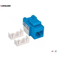 Intellinet RJ45 UTP Cat.6 Keystone-Modul, Blau von Intellinet