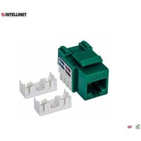 Intellinet RJ45 UTP Cat.6 Keystone-Modul, Grün von Intellinet