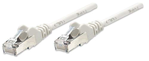 Intellinet SF/UTP Category 5e Neztwerk Kabel (RJ-45, Stecker auf Stecker, 30m) grau von Intellinet