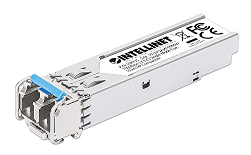 Intellinet Transceiver Gigabit Fibra Ottica LC Duplex SFP Grigio Silver von Intellinet