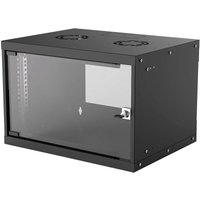 [NEUWERTIG] B-Ware Intellinet 19" Wandverteiler Basic Line 6 He Schwarz 19 Zoll Wand Gehäuse Gehäuse von Intellinet