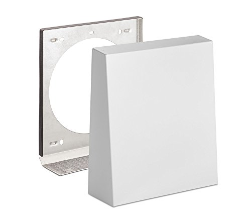 LUNOS Schallschutz-Außenhaube Aluminium, weiß pulverbeschichtet, für 160er Serie, LUNOS 1/HWE von Lunos