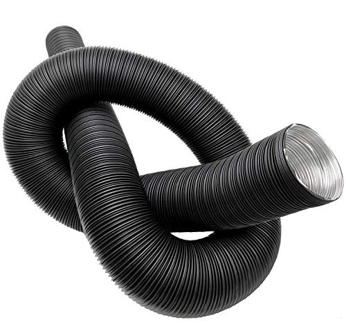 Intelmann Alu Flexrohr schwarz lackiert, Ø 100mm, Länge 2,5m (80 100 125 150) (Aluminium, 100 mm) von Intelmann