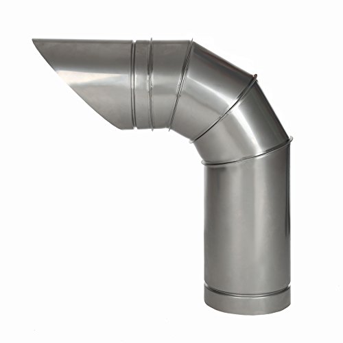 Intelmann Ausblasbogen Edelstahl Ø 160/90° von Intelmann