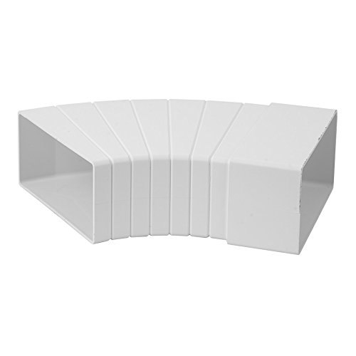 Intelmann Flachkanal Bogen 15° - 60°, 110 x 55 mm, Kunststoff von Intelmann