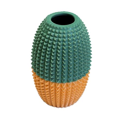 Intempora Keramikvase, 9,5 x 9,5 x 15 cm, zweifarbig von Intempora