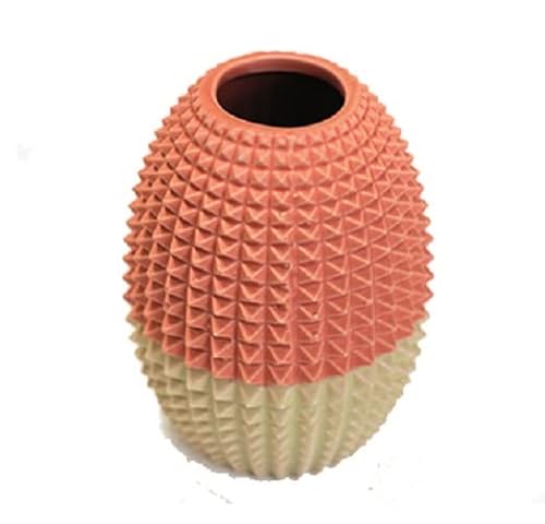Intempora Vase aus zweifarbiger Keramik, 9,5 cm x 9,5 cm x 12,5 cm von Intempora