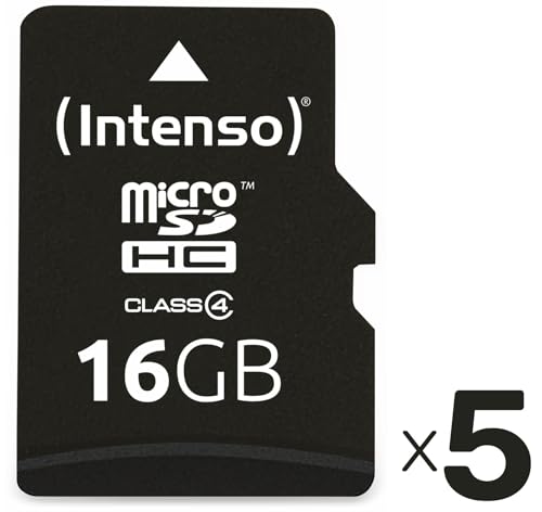 INTENSO MicroSDHC Card 16 GB 5er Pack von Intenso