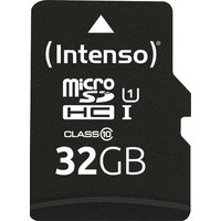Intenso 32GB microSDHC Performance microSD-Karte 32GB Class 10 UHS-I Wasserdicht von Intenso