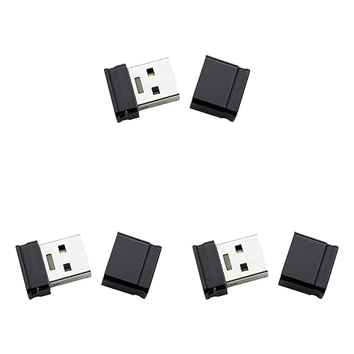 Intenso Micro Line 16 GB USB-Stick USB 2.0 schwarz, 3er Pack (16GB, USB 2.0, Schwarz) von Intenso