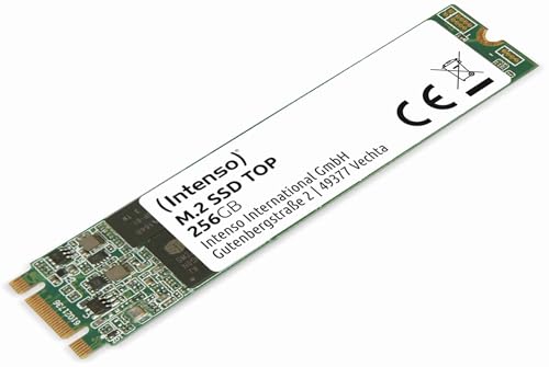 Intenso Interne M.2 SSD SATA III Top, 256 GB, 550MB/Sekunde, Festkörper-Laufwerk Intenso Interne M.2 SSD SATA III Top, 256 GB, 550MB/Sekunde, Festkörper-Laufwerk von Intenso