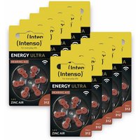 Intenso - Hörgeräte-Batterien-Set Energy Ultra a 312, 60er-Set, braun von Intenso