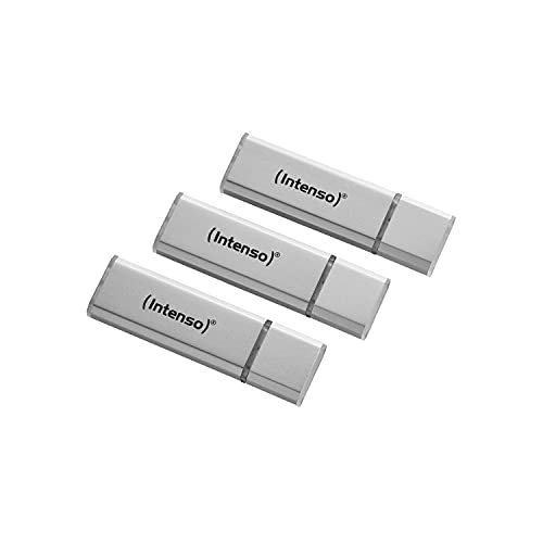 Intenso Alu Line 3X 32GB USB-Stick USB 2.0 silber (Dreierpackung) von Intenso