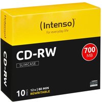 Intenso CD-RW 12x 10er SC Jewel Case Intenso CD-RW 12x 10er SC Jewel Case von Intenso