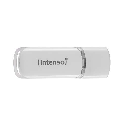 Intenso Flash Line, 64 GB USB-C Stick, Super Speed USB 3.2 Gen 1x1, weiß von Intenso