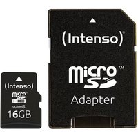 Intenso High Performance microSDHC-Karte 16GB Class 10 inkl. SD-Adapter von Intenso