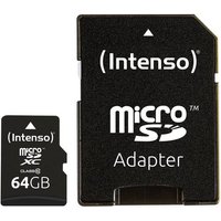 Intenso High Performance microSDXC-Karte 64GB Class 10 inkl. SD-Adapter Intenso High Performance microSDXC-Karte 64GB Class 10 inkl. SD-Adapter von Intenso