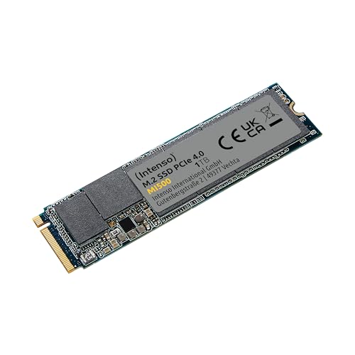 Intenso MI500 1 TB NVMe SSD, M.2 Interne SSD, PCIe 4.0 Gen4x4, 5300 MB/s Lesen, 4500 MB/s Schreiben, Solid State Drive, 1 TB Intenso MI500 1 TB NVMe SSD, M.2 Interne SSD, PCIe 4.0 Gen4x4, 5300 MB/s Lesen, 4500 MB/s Schreiben, Solid State Drive, 1 TB von Intenso