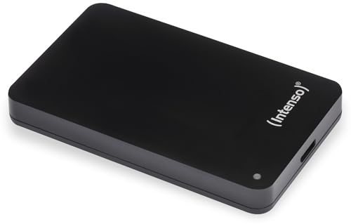 Intenso Memory Case Portable Hard Drive 2TB, tragbare externe Festplatte - 2,5 Zoll, 5400 U/min, 8 MB Cache, USB 3.2 schwarz von Intenso