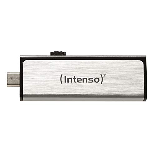 Intenso Mobile Line On-the-go 16 GB USB-Stick USB2.0 (USB und micro-USB) silber von Intenso