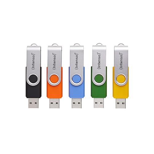 Intenso Office Line Multipack USB Stick 5X 32GB – Super Speed USB 3.2, bis 70MB/s, farbig Sortiert mit Metallbügel und Beschriftungsetiketten Intenso Office Line Multipack USB Stick 5X 32GB – Super Speed USB 3.2, bis 70MB/s, farbig Sortiert mit Metallbügel und Beschriftungsetiketten von Intenso