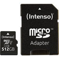Intenso Premium microSDXC-Karte 512GB Class 10, UHS-I inkl. SD-Adapter von Intenso