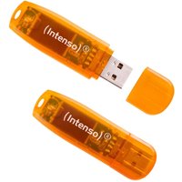 Intenso Rainbow Line 2x 64GB - orange von Intenso