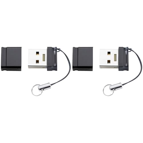 Intenso Slim Line, 8 GB USB-Stick, USB 3.2 Gen 1x1, schwarz (Packung mit 2) von Intenso
