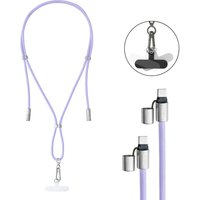 Intenso USB-C® Kabel USB 2.0 USB-C® Stecker, USB-C® Stecker 1.65 m Lila Handykette 7991003 Datenkabe von Intenso