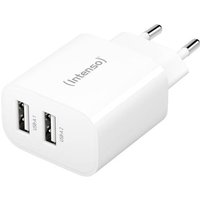 Intenso W24AA USB-Ladegerät 24W Innenbereich Ausgangsstrom (max.) 2.4A Anzahl Ausgänge: 2 x USB-A von Intenso
