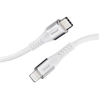 Intenso - USB-Kabel usb 2.0 usb-c® Stecker, Apple Lightning Stecker 1.50 m Weiß Stoff-Ummantelung 7902 von Intenso
