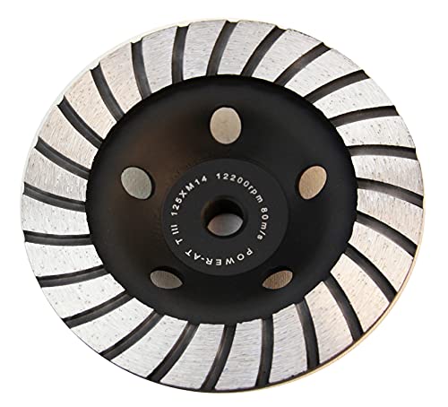 Inter-Craft 125mm Diamant Schleiftopf Universal Diamantschleiftopf 125mm x M14 x 5 Segment von Inter-Craft