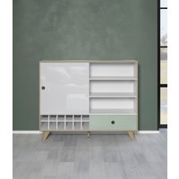 INTER-FURN Highboard "Adelaide", Integriertes Weinregal von Inter-Furn