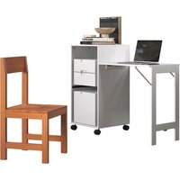 INTER-FURN Schreibtisch "Ostra", smart mit aufklappbarer Arbeitsplatte von 50 zu 122 cm erweiterbar INTER-FURN Schreibtisch "Ostra", smart mit aufklappbarer Arbeitsplatte von 50 zu 122 cm erweiterbar von Inter-Furn