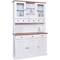 Buffet Westerland weiß lackiert Kiefer B/H/T: ca. 131x205x45 cm von Inter Link
