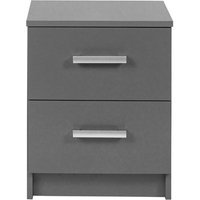 Elenzio Kommode 2 Schubladen grau. Elenzio Kommode 2 Schubladen grau. von Inter Link