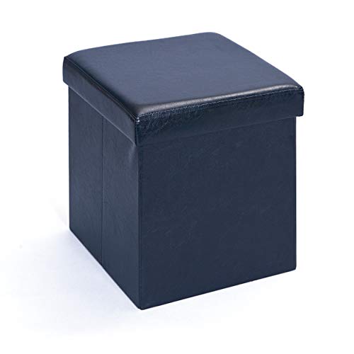Inter Link – Aufbewahrungsbox mit Deckel - Faltbox – Waschbare Boxen - Polyurethan – Kunstleder – Kisten – Für Kleidung, Spielzeuge – Stauraum – 38 x 38 x 38 cm – Schwarz – Setti Inter Link – Aufbewahrungsbox mit Deckel - Faltbox – Waschbare Boxen - Polyurethan – Kunstleder – Kisten – Für Kleidung, Spielzeuge – Stauraum – 38 x 38 x 38 cm – Schwarz – Setti von Inter Link