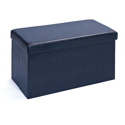 Inter Link – Aufbewahrungsbox mit Deckel – Groß - Faltbox – Waschbare Boxen - Polyurethan – Kunstleder – Viel Stauraum - Für Kleidung, Spielzeuge – Stauraum – 76 x 38 x 38 cm – Schwarz – Setto Inter Link – Aufbewahrungsbox mit Deckel – Groß - Faltbox – Waschbare Boxen - Polyurethan – Kunstleder – Viel Stauraum - Für Kleidung, Spielzeuge – Stauraum – 76 x 38 x 38 cm – Schwarz – Setto von Inter Link