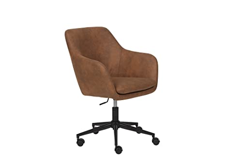 Inter Link – Drehstuhl – Bürostuhl – Schreibtischstuhl - Home Office – Schalensitz – Höhenverstellbar – Sicherheitsrollen – Workrelaxed - Bis ca. 100 Kg – Rost von Inter Link