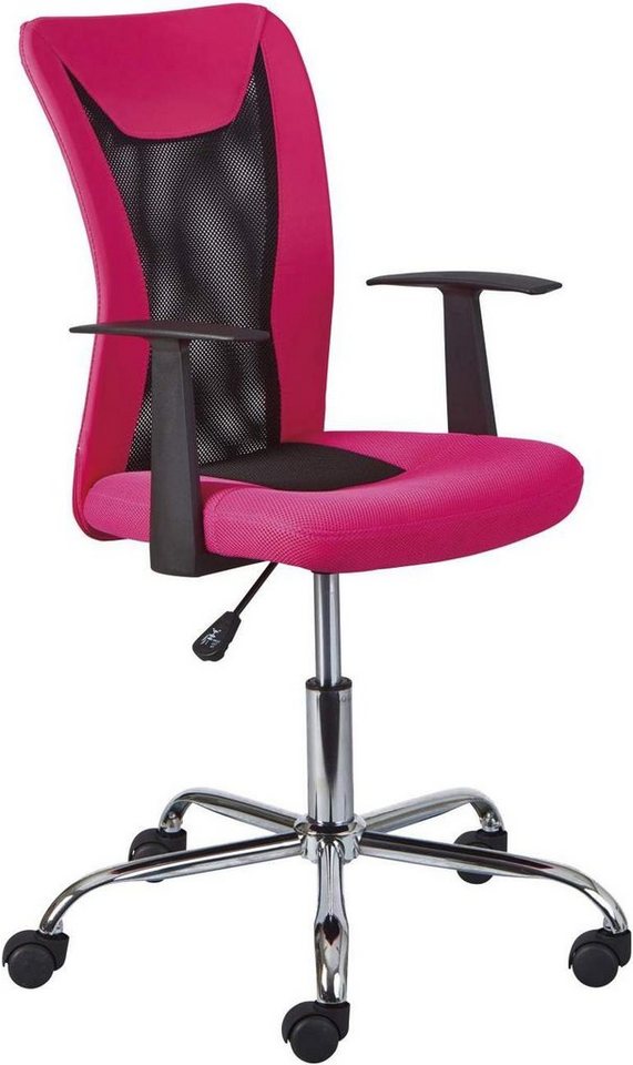 Inter Link Drehstuhl Jugenddrehstuhl Drehstuhl DONNY Mesh Pink mit Armlehnen von Inter Link