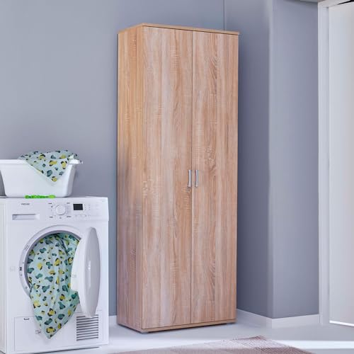 Inter Link Haushaltsschrank, Holzwerkstoff, Sonoma Eiche Nachbildung, 70 x 34 x 189 cm Inter Link Haushaltsschrank, Holzwerkstoff, Sonoma Eiche Nachbildung, 70 x 34 x 189 cm von Inter Link