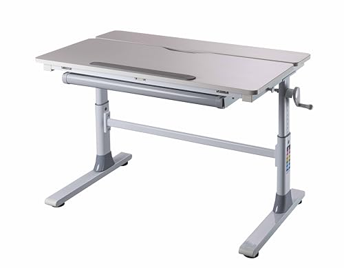 Inter Link - Kinderschreibtisch – Mitwachsender Jugendschreibtisch - Ergonomischer Schülerschreibtisch - Höhenverstellbar & neigbar – Weiß – Frederik Inter Link - Kinderschreibtisch – Mitwachsender Jugendschreibtisch - Ergonomischer Schülerschreibtisch - Höhenverstellbar & neigbar – Weiß – Frederik von Inter Link